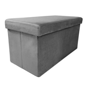 Skladací taburet PERFECT DUO 60x30 cm sivý vyobraziť