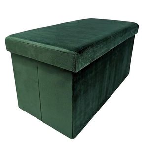 Skladací taburet PERFECT DUO 60x30 cm tmavozelený vyobraziť