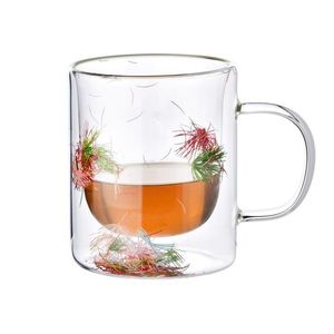 Sklenený hrnček PETER FLOWER 400 ml číry/viacfarebný vyobraziť