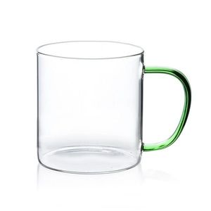 Sklenený hrnček PETER zelený 450 ml číry vyobraziť