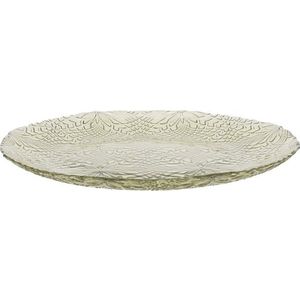 Sklenený servírovací tanier SIMPLICITY 21 cm zelený vyobraziť