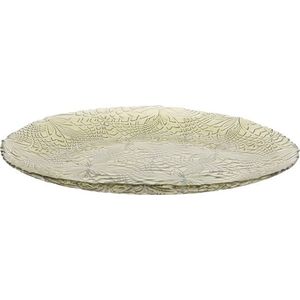 Sklenený servírovací tanier SIMPLICITY 32 cm zelený vyobraziť
