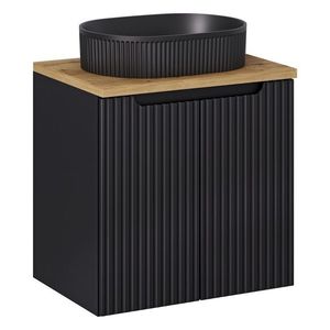 Skrinka s umývadlom Nova Black Beyond II s umývadlom 60 cm čierna/dub evoke vyobraziť
