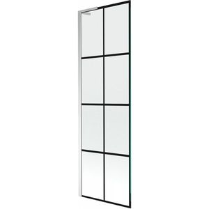 MEXEN/S - Next L vaňová zástena FIX 60 x 150, čierna vzor, chróm 895-060-000-03-77-01 vyobraziť