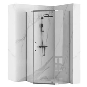Sprchový kút Rea Axin 90x90 cm chróm vyobraziť