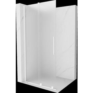 MEXEN/S - Velar Sprchová zástena posuvná Walk-in 85 x 200, dekor 8 mm, biela 871-085-000-33-20 vyobraziť