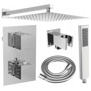 Sprchový set podomietkový MEXEN CUBE DR02 25 cm chróm vyobraziť