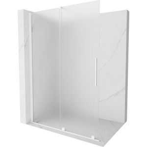 MEXEN/S - Velar Sprchová zástena posuvná Walk-in 130 x 200, dekor 8 mm, biela 871-130-000-33-20 vyobraziť