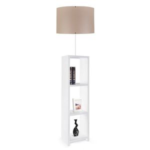 Stojaca lampa AYD béžová/biela vyobraziť
