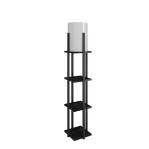 Čierna stojacia lampa Nore vyobraziť
