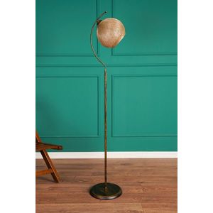 Stojacia lampa Povimento 165 cm zlatá vyobraziť