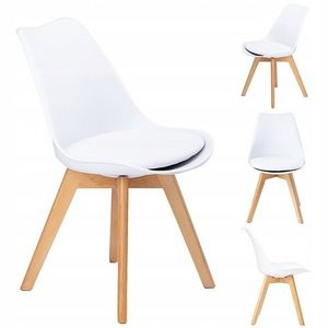 Stoličky Venice GoodHome biele - 4 kusy vyobraziť