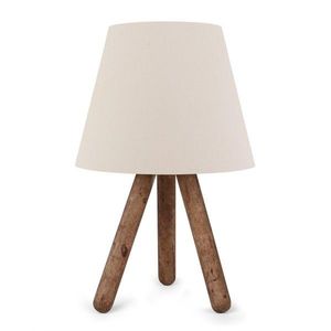 Stolná lampa Bechos 33 cm biela/hnedá vyobraziť