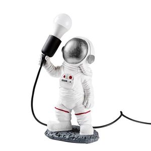 Stolná lampa Astronaut strieborná/biela vyobraziť