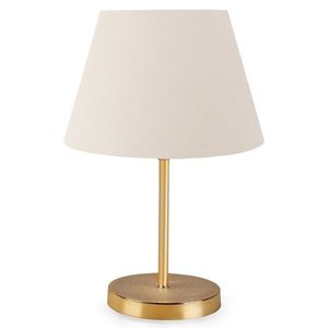 Stolná lampa Ayda krémová/zlatá vyobraziť