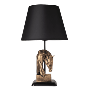 Stolná lampa Kone čierna/bronzová vyobraziť