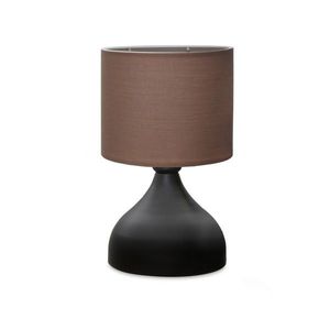 Stolná lampa Mija čierna/hnedá vyobraziť