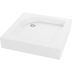Štvorcová sprchová vanička MEXEN RIO biela 70x70x14cm + sifón vyobraziť