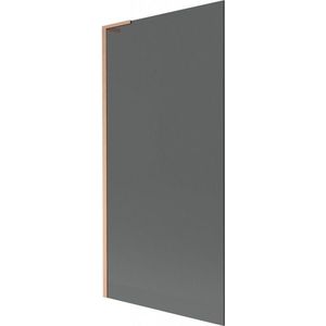 MEXEN/S - Next L vaňová zástena FIX 90 x 150, grafit, meď kartáčovaná 895-090-000-03-40-65 vyobraziť