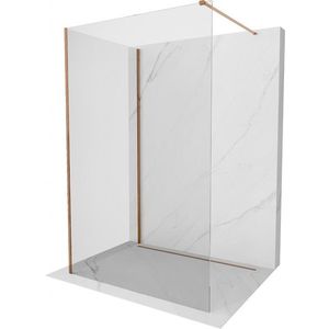 MEXEN/S - Kyoto Sprchová zástena WALK-IN 110 x 110, transparent, ružové zlato 800-110-212-60-00-110 vyobraziť