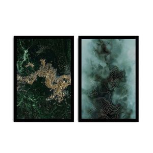 Súprava nástenných obrazov Colops 36x51 cm 2 ks zelená vyobraziť