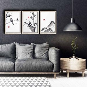 Súprava obrazov Remini 3 ks 38x53 cm bielo-šedá vyobraziť