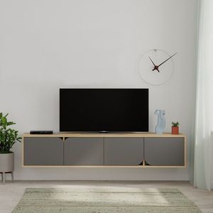 Televízny stolík Houseland Spark dub safírový/antracit vyobraziť