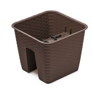 Truhlík na zábradlie RATONA hnedý 28 cm vyobraziť