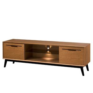 TV stolík Lazure 25 s LED osvetlením 180 cm dub Rustikal karamelový vyobraziť