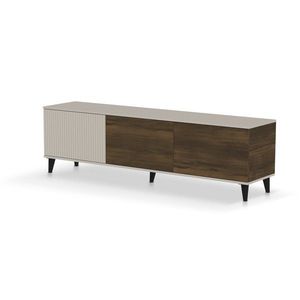 TV stolík Random 180 cm kašmír/orech vyobraziť