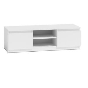 TV stolík RTV LCD 120 cm biely vyobraziť