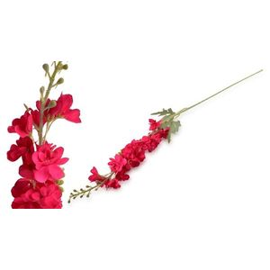 Umelá kvetina VIRIDIS Delphinium 88 cm červená vyobraziť