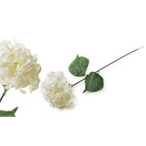 Umelá kvetina VIRIDIS HORTENSIA 73 cm biela vyobraziť