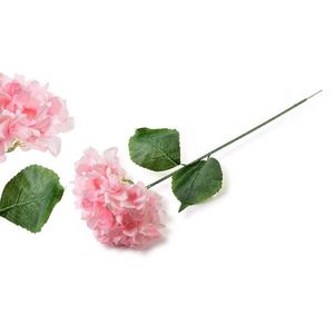Umelá kvetina VIRIDIS HORTENSIA 73 cm ružová vyobraziť