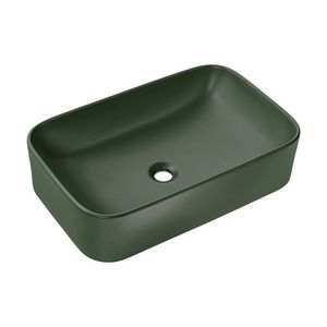 Umývadlo na dosku Kama 60 cm zelené vyobraziť