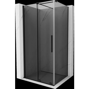 MEXEN/S - Velár sprchovací kút, posuvné dvere 110 x 100, grafit, čierna 871-110-100-41-70 vyobraziť