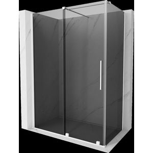 MEXEN/S - Velár sprchovací kút, posuvné dvere 130 x 75, grafit, biela 871-130-075-41-20 vyobraziť