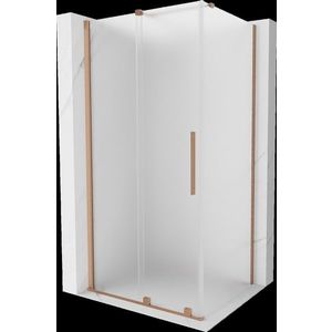 MEXEN/S - Velár sprchovací kút, posuvné dvere 130 x 85, dekor, meď kartáčovaná 871-130-085-31-65 vyobraziť