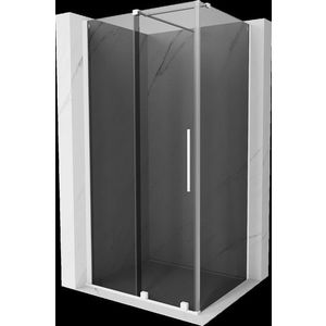 MEXEN/S - Velár sprchovací kút, posuvné dvere 130 x 85, grafit, biela 871-130-085-41-20 vyobraziť