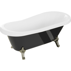Vaňa MEXEN RETRO GOLD 150 x 73 čierno-biela vyobraziť