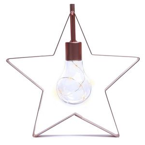 Vianočná LED lampa STAR červená vyobraziť