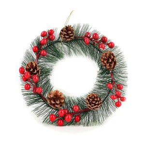 Vianočný veniec SANTA LILA 25 cm zelený vyobraziť