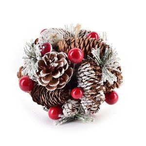 Vianočná závesná guľatá dekorácia SANTA LILA 12 cm prírodná vyobraziť
