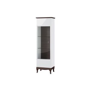 Vitrína Massimo 10 62 cm ľavá biela/mocca vyobraziť