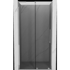 MEXEN/S - Velar L posuvné sprchové dvere 110, grafit, chróm 871-110-003-41-01 vyobraziť