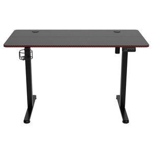 Výškovo nastaviteľný elektrický herný stôl SHADOW GAMER 2.0 LED RGB 120 cm čierny vyobraziť