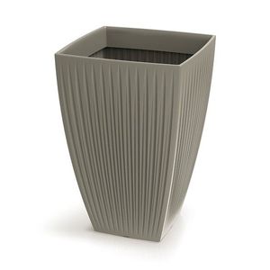 Vysoký kvetináč LATIE štvorcový I 40 cm mocca vyobraziť