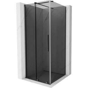 MEXEN/S - Velár sprchovací kút, posuvné dvere 120 x 120, grafit, grafit kartáčovaná 871-120-120-41-66 vyobraziť