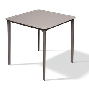 Záhradný jedálenský stôl Rimos 77, 5x77, 5x74, 5 cm zemito hnedý vyobraziť