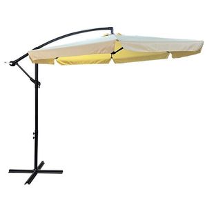 Záhradný slnečník CYNIA s bočnou nohou 300 cm béžový vyobraziť